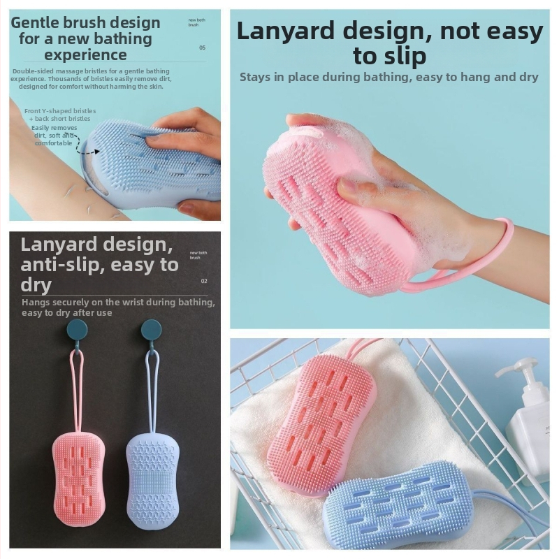 Burete din silicon pentru spate – pentru baie – Unique