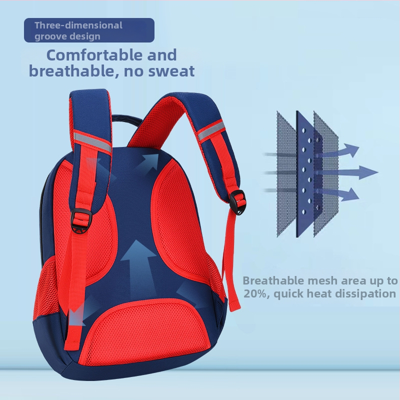 Rucsac pentru copii: material Oxford, respirabil, impermeabil, rezistent la uzură și la șocuri; bretele cu pernă de aer; potrivit pentru grădiniță până în clasa a VI-a; marcă topbear.