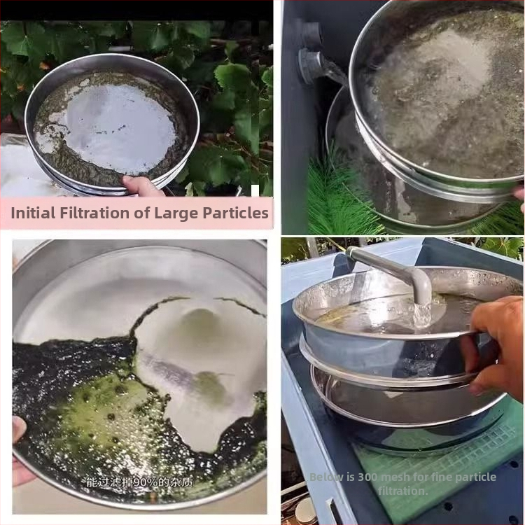 Sită ultra-fină pentru acvarii și iazuri; oțel inoxidabil; nr produs 1009480664; categorie: sită pentru făină; neimportat.