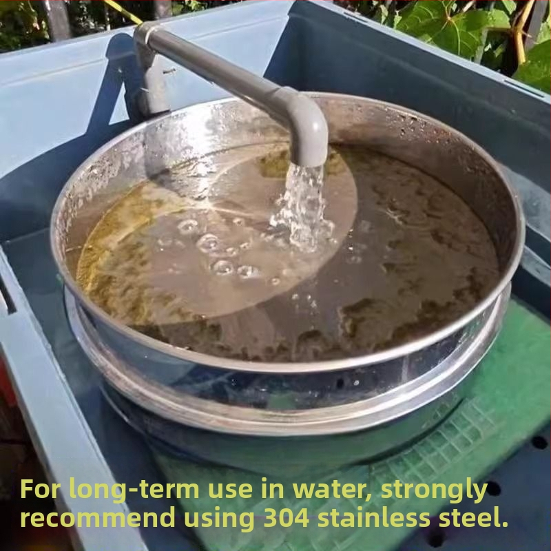 Sită ultra-fină pentru acvarii și iazuri; oțel inoxidabil; nr produs 1009480664; categorie: sită pentru făină; neimportat.