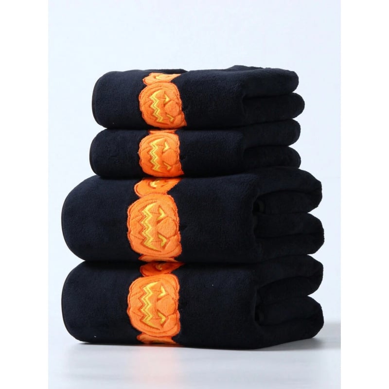 Dekorativni ručnik za kupanje s Halloween dizajnom – Zlobna tikva; Brand: Other; Uvoz: Ne; Poklon: Drugo; Glavno tržište: Drugo
