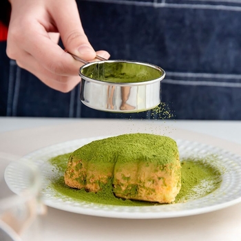 Cernător de făină în stil japonez - manual, din oțel inoxidabil, sită ultra-fină pentru uz casnic