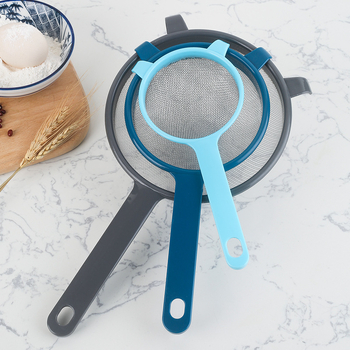 Sită manuală pentru făină cu filtru de ulei, coș pentru spălat legume și cartuș pentru presă cafea/cacao pudră