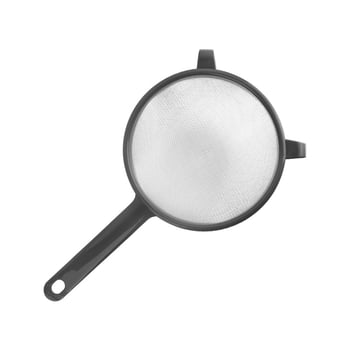 Sită manuală pentru făină cu filtru de ulei, coș pentru spălat legume și cartuș pentru presă cafea/cacao pudră