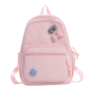 Rucsac pentru copii din pânză de canvas, cu protecție a coloanei vertebrale, ultraușor, rezistent la uzură, cu capacitate mare