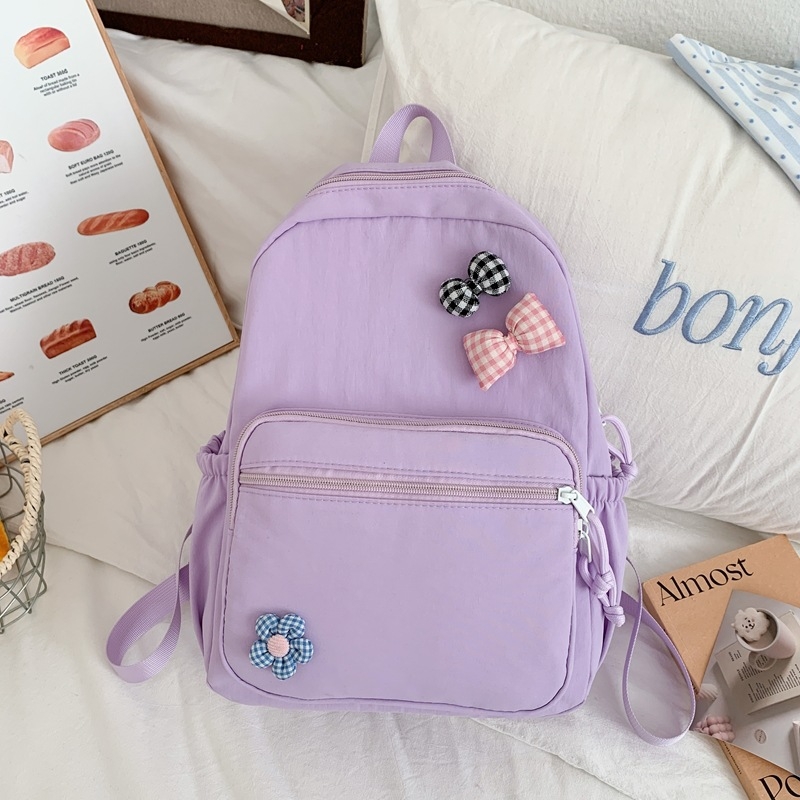 Rucsac pentru copii din pânză de canvas, cu protecție a coloanei vertebrale, ultraușor, rezistent la uzură, cu capacitate mare