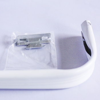 Teleszkópos fém ruhaszárító rúd C-típusú függönypályával, fúrás nélkül, hálószoba és nappali számára