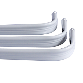 Teleszkópos fém ruhaszárító rúd C-típusú függönypályával, fúrás nélkül, hálószoba és nappali számára