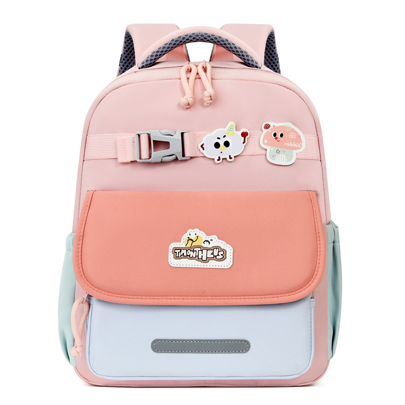 Első–második osztályos iskolatáska cartoon stílusban, ultra könnyű, gerincvédelem, lélegző vállpántok, nylon anyag