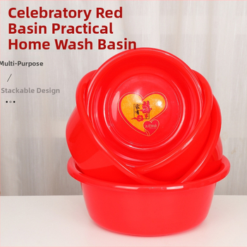 Vas de spălat din plastic, stil festiv, greutate netă 450–500 g, 100 bucăți per cutie