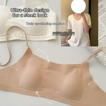 Slimming 3.0 Bezšivni grudnjak za žene s velikim dojkama, oblikovanje i podizanje, bez naramenica, tanak kroj