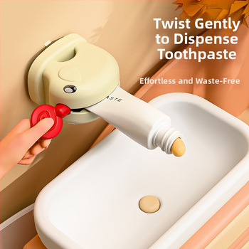 Strângător pentru pastă de dinți cu ventuză – clemă manuală, utilizare generală, Brand Plant Research Plus PlantPro