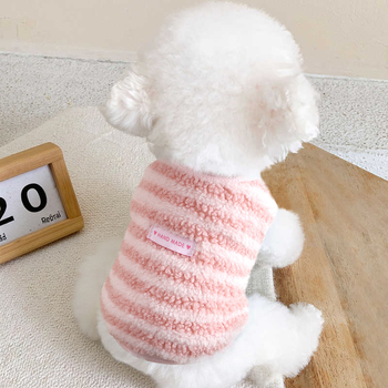 Vestă pentru câini mici - bumbac cu căptușeală fleece, stil casual, marca Le Shuang