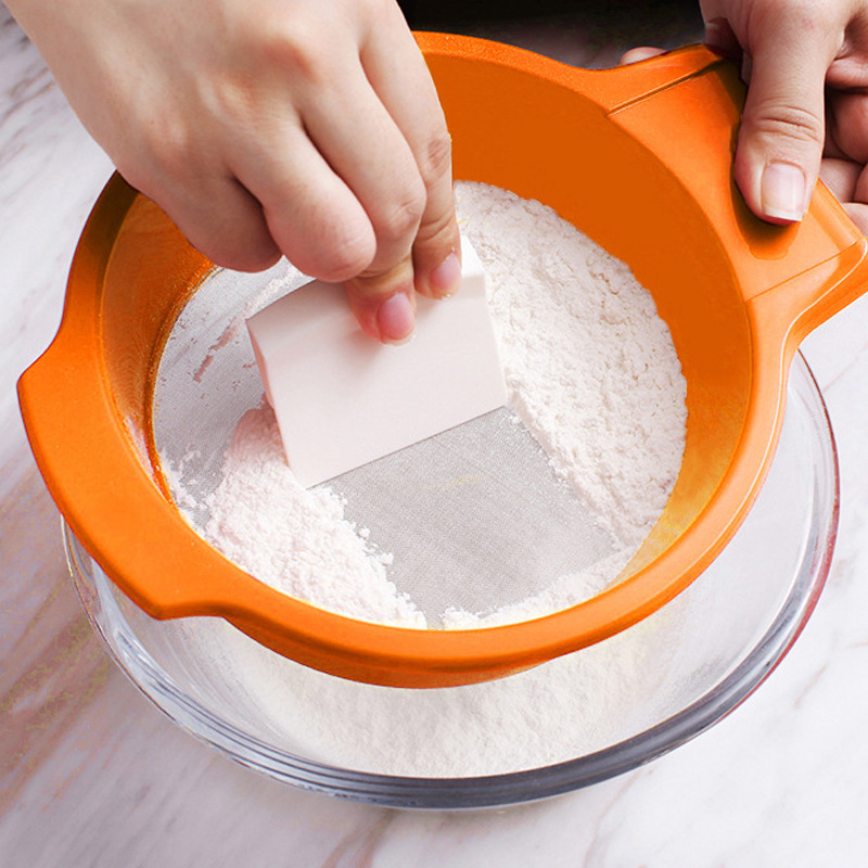 Bakest sită de făină cu spatulă – Unealtă DIY pentru coacere, stil modern minimalist