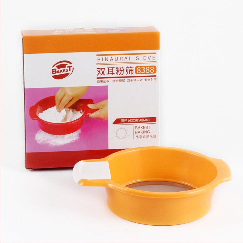Bakest sită de făină cu spatulă – Unealtă DIY pentru coacere, stil modern minimalist
