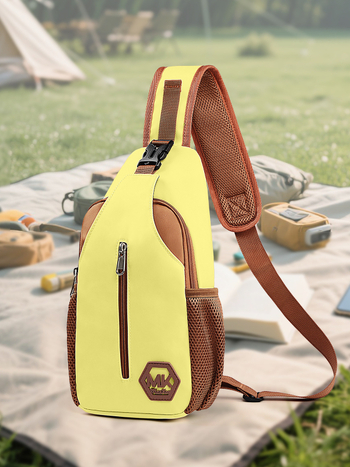 Geantă de piept pentru bărbați — stil de călătorie în timpul liber, material Oxford, respirabilă, Mitkenny, primăvara 2025