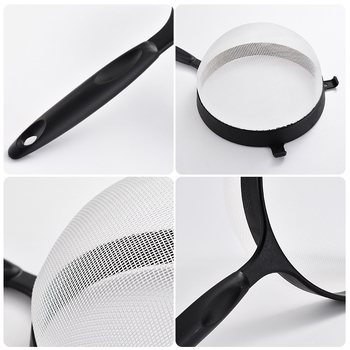 Plastično cjedilo za brašno, ručno, moderni minimalistički stil