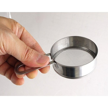 Sită pentru făină din oțel inoxidabil, plasă fină pentru coacere