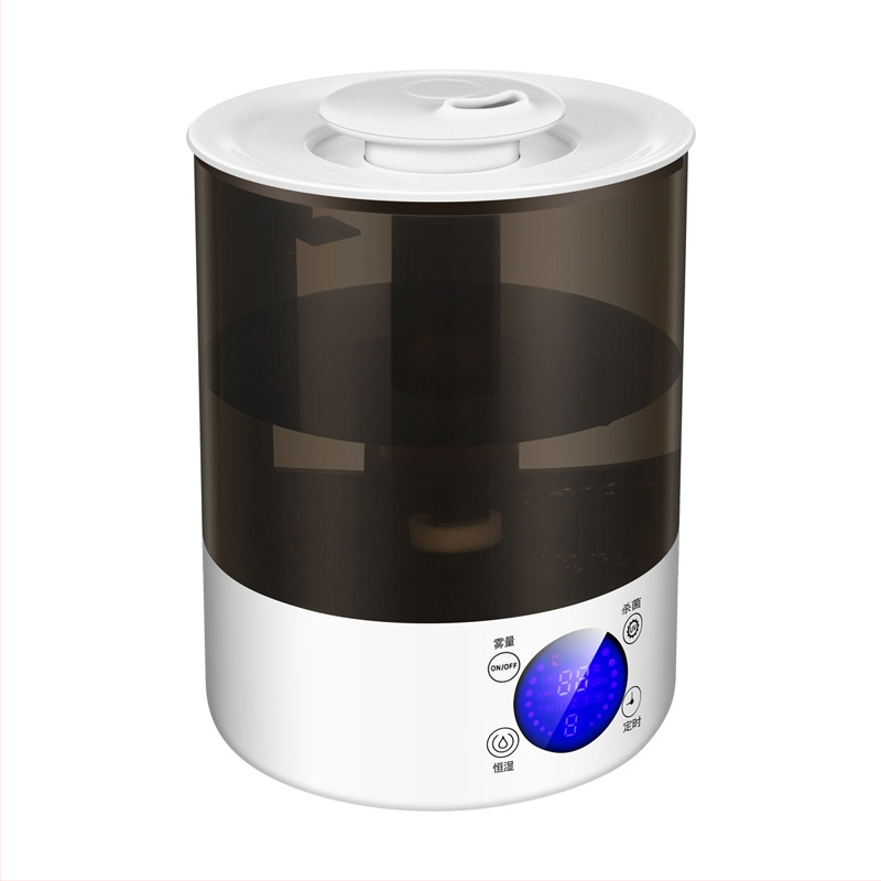 Umidificator cu ultrasunete, rezervor 2,6–4,0 L, acoperire 21–30 m², telecomandă, temporizator 2–8 ore