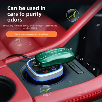 Mini čistič vzduchu do auta s generátorom záporných iónov; všeobecný model, 5V, koncentrácia záporných iónov 4000–10000, aktívny kyslík 3800–40000000