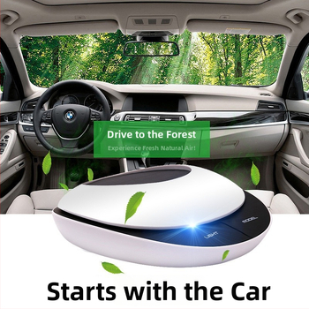 Purificator de aer pentru mașină, alimentat cu energie solară, cu ioni negativi – eliminarea mirosurilor și a formaldehidei, sterilizare, model T1