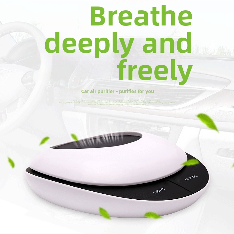 Purificator de aer pentru mașină, alimentat cu energie solară, cu ioni negativi – eliminarea mirosurilor și a formaldehidei, sterilizare, model T1