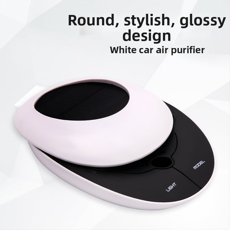 Purificator de aer pentru mașină, alimentat cu energie solară, cu ioni negativi – eliminarea mirosurilor și a formaldehidei, sterilizare, model T1