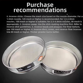 Sitko na prášky a múčku zo 304 nerezovej ocele – ručne vyrobená filtračná sieť pre bylinky, čínske liečivá a práškové zmesi