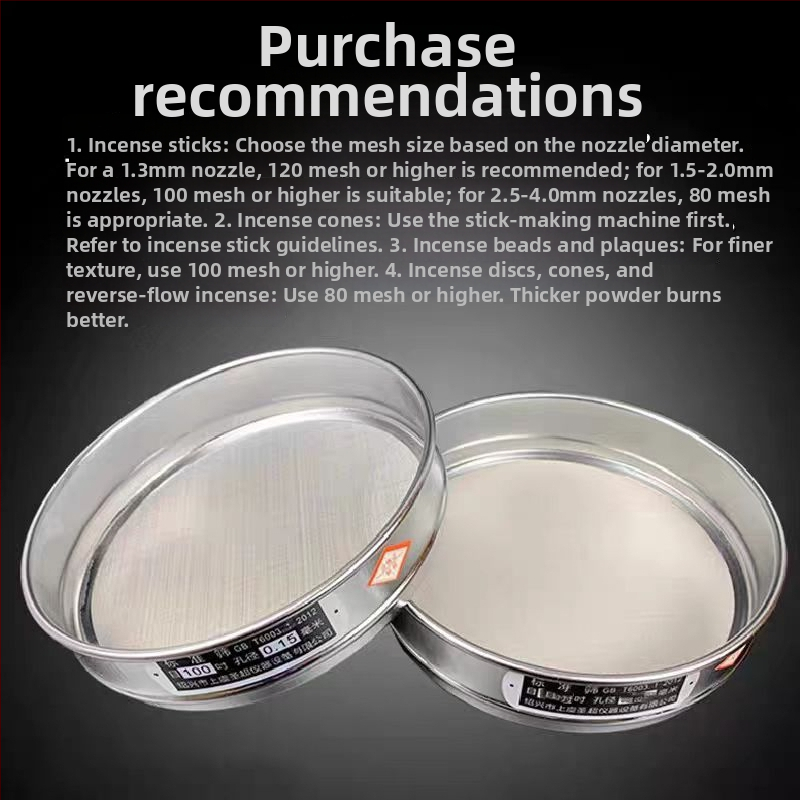 Sitko na prášky a múčku zo 304 nerezovej ocele – ručne vyrobená filtračná sieť pre bylinky, čínske liečivá a práškové zmesi