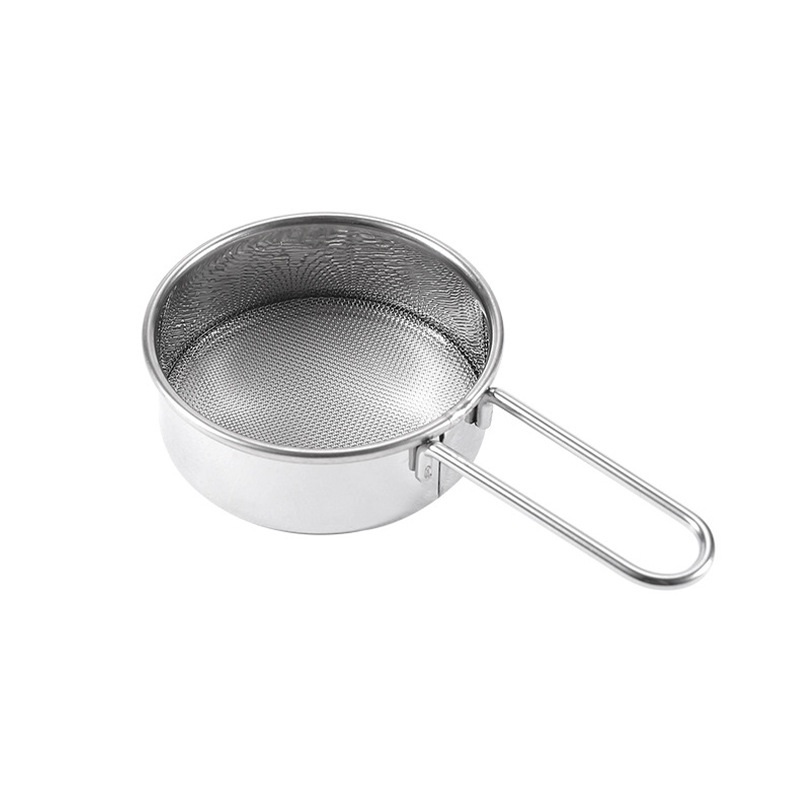 FS105 Sif de făină – Mână, vibrație, din oțel inoxidabil, sită multifuncțională pentru coacere (FS105)
