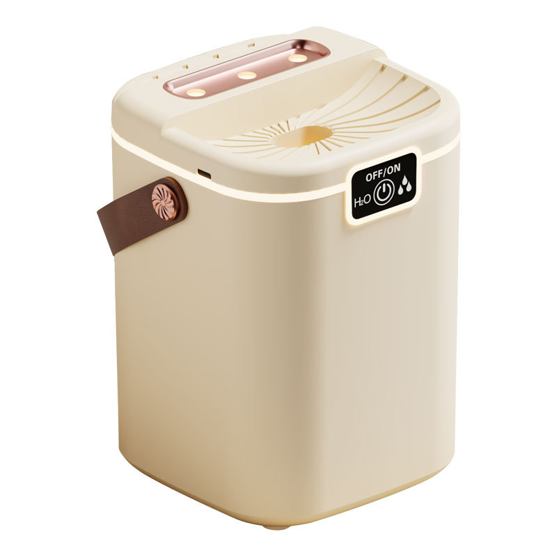 Umidificator USB pentru birou cu 3 duze de ceață, rezervor 1,0–2,5 L, potrivit pentru camere până la 30 m², iluminare ambientală