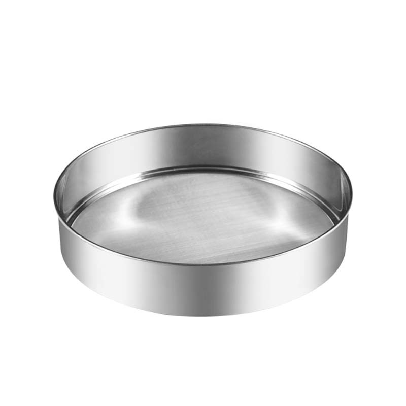 Sită de făină din oțel inoxidabil, alimentară, manuală, pentru coacere de casă (Marcă: Benefit)