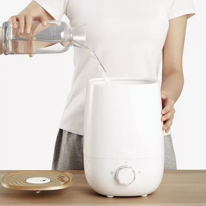 Αρωματικός διαχυτήρας με καθαριστή αέρα για υπνοδωμάτιο, υπέρυθρος υγραντήρας μεγάλης χωρητικότητας, ήσυχος σχεδιασμός; κάλυψη 21–30 m²; δεξαμενή >10 L; θόρυβος <36 dB; λειτουργία: υπερήχων; προστασία από έλλειψη νερού και διακοπή ρεύματος