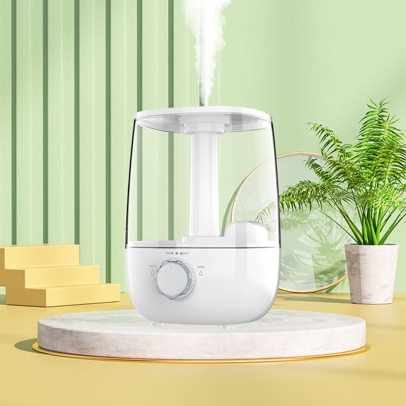 Αρωματικός διαχυτήρας με καθαριστή αέρα για υπνοδωμάτιο, υπέρυθρος υγραντήρας μεγάλης χωρητικότητας, ήσυχος σχεδιασμός; κάλυψη 21–30 m²; δεξαμενή >10 L; θόρυβος <36 dB; λειτουργία: υπερήχων; προστασία από έλλειψη νερού και διακοπή ρεύματος