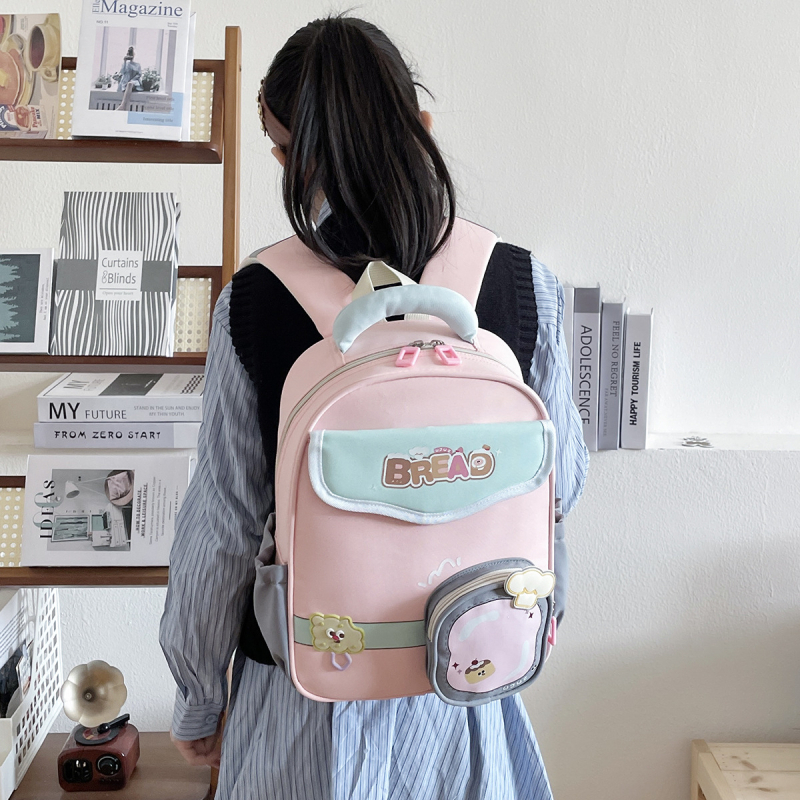 Ghiozdan Oxford pentru copii, ușor, cu bretele umăr cu pernă aer, imprimeu animal, pentru clasele I–II