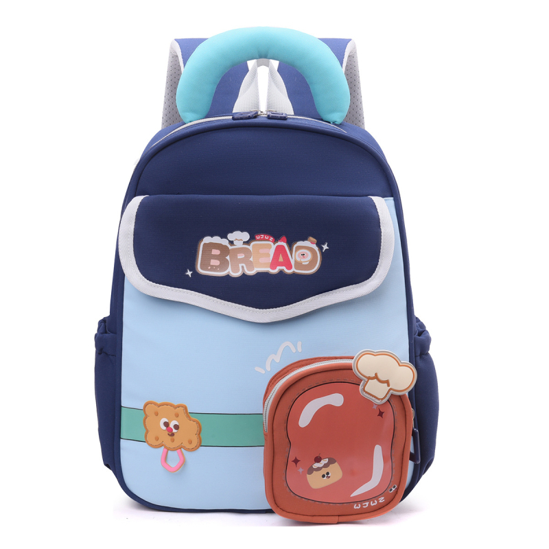 Ghiozdan Oxford pentru copii, ușor, cu bretele umăr cu pernă aer, imprimeu animal, pentru clasele I–II