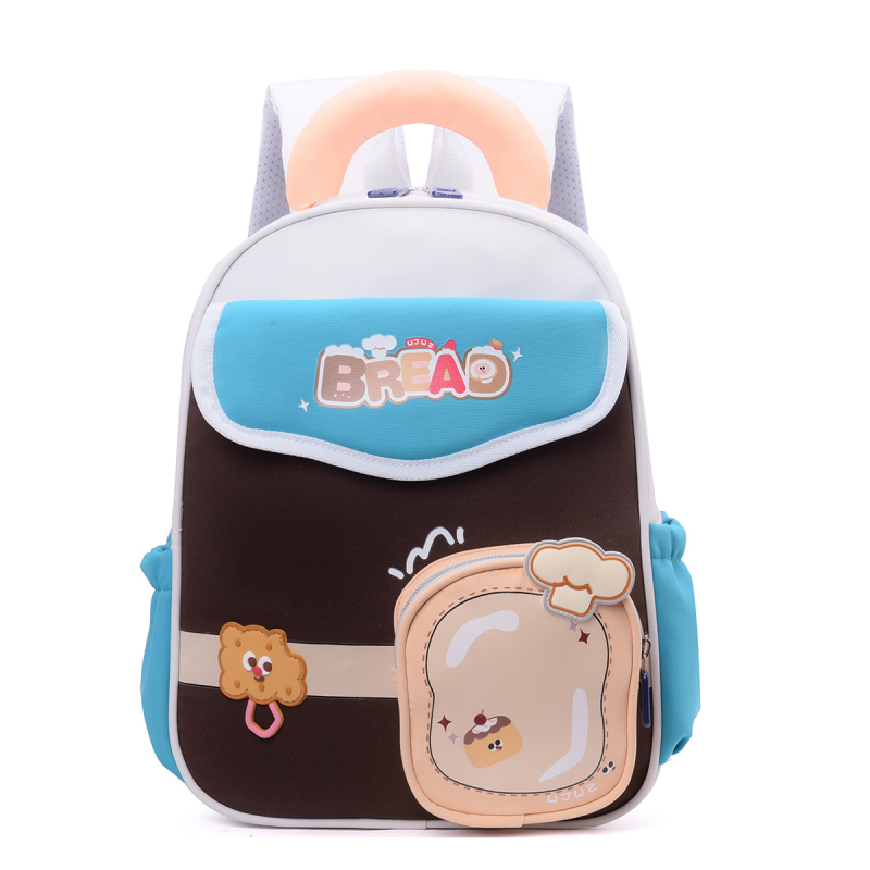 Ghiozdan Oxford pentru copii, ușor, cu bretele umăr cu pernă aer, imprimeu animal, pentru clasele I–II