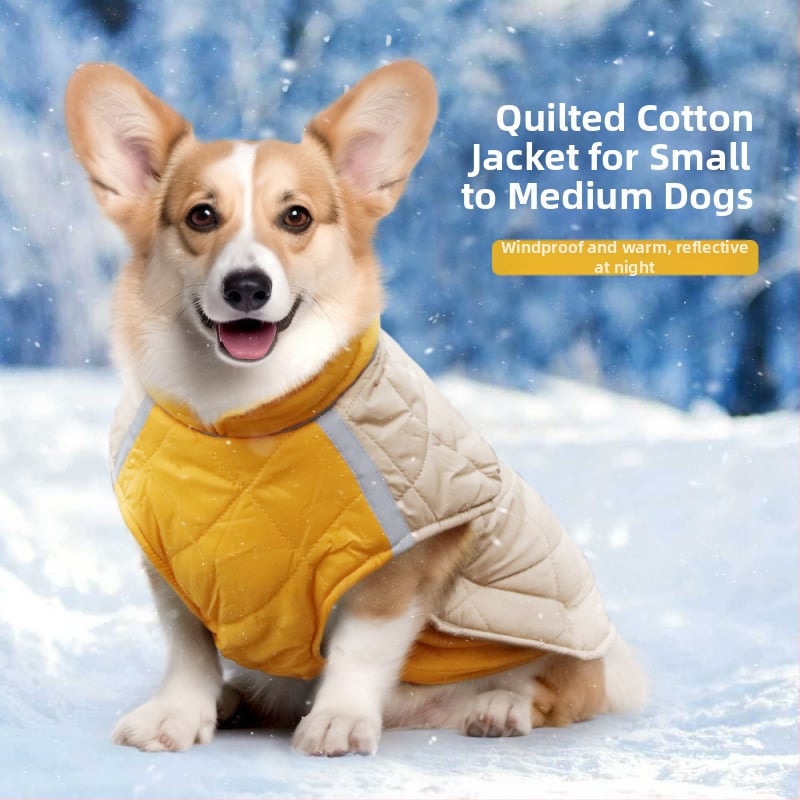 Haine pentru animale din bumbac pentru iarnă, stil casual, brand Duo Mao Mao, model FB-689