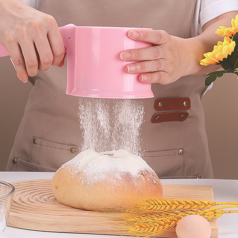 Sivă de făină ultrafină, manuală, semi-automată, din oțel inoxidabil, pentru coacere acasă