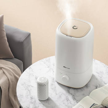 Bear Umidificator de aer cu sterilizare, rezervor 4.1–6 L, pentru 21–30 m², 25 W, zgomot 36–45 dB