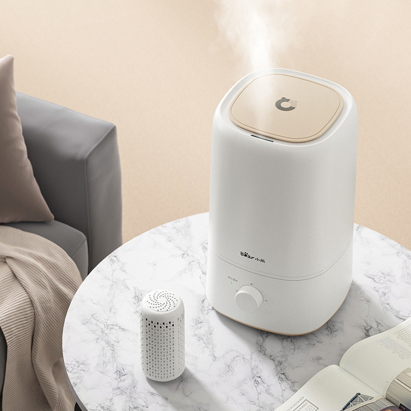 Bear Umidificator de aer cu sterilizare, rezervor 4.1–6 L, pentru 21–30 m², 25 W, zgomot 36–45 dB