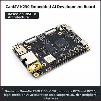 Kendryte K230 placă de bază AI încorporată, cu procesor RISC-V dual-core și modul de recunoaștere a imaginilor, Linux compatibil.