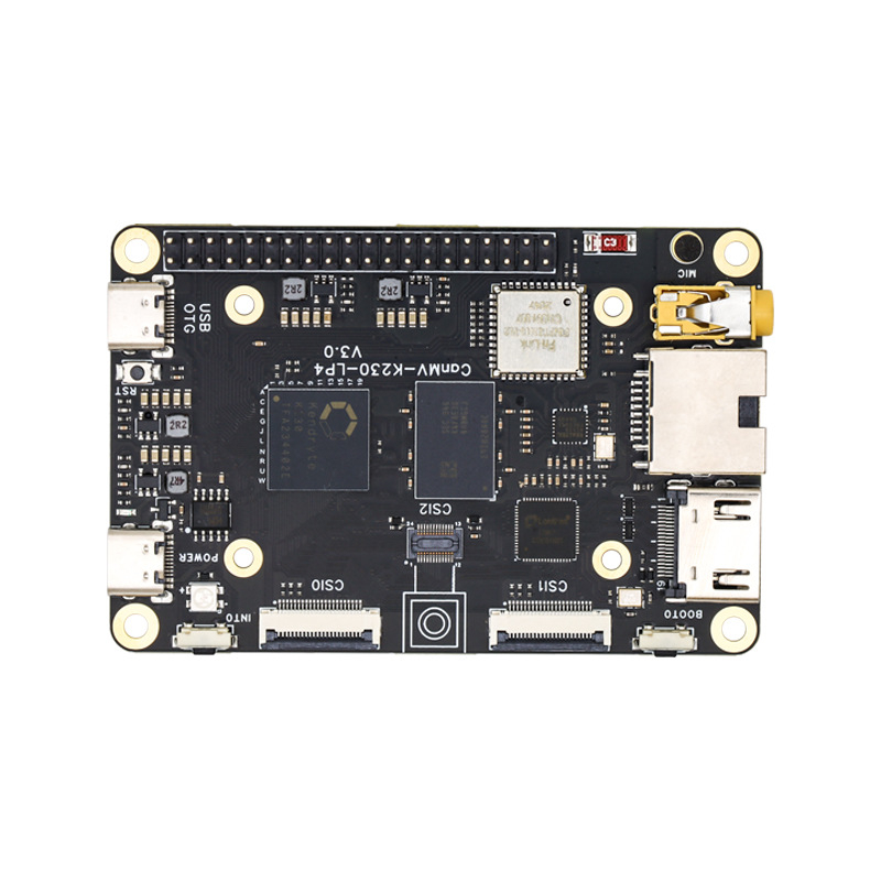 Kendryte K230 placă de bază AI încorporată, cu procesor RISC-V dual-core și modul de recunoaștere a imaginilor, Linux compatibil.