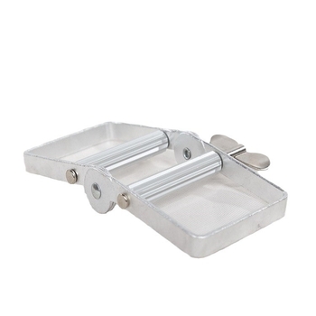 Alumínium ötvözetből készült fogkrémnyomó, kézi fém kozmetikai eszköz, fogkrémhez, kenőcsökhöz és pigmentekhez, felnőtteknek