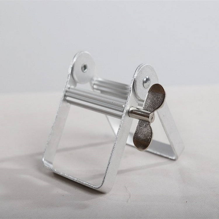 Alumínium ötvözetből készült fogkrémnyomó, kézi fém kozmetikai eszköz, fogkrémhez, kenőcsökhöz és pigmentekhez, felnőtteknek