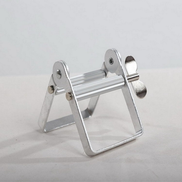 Alumínium ötvözetből készült fogkrémnyomó, kézi fém kozmetikai eszköz, fogkrémhez, kenőcsökhöz és pigmentekhez, felnőtteknek