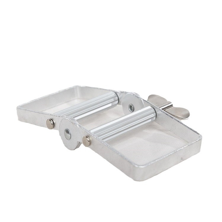 Alumínium ötvözetből készült fogkrémnyomó, kézi fém kozmetikai eszköz, fogkrémhez, kenőcsökhöz és pigmentekhez, felnőtteknek