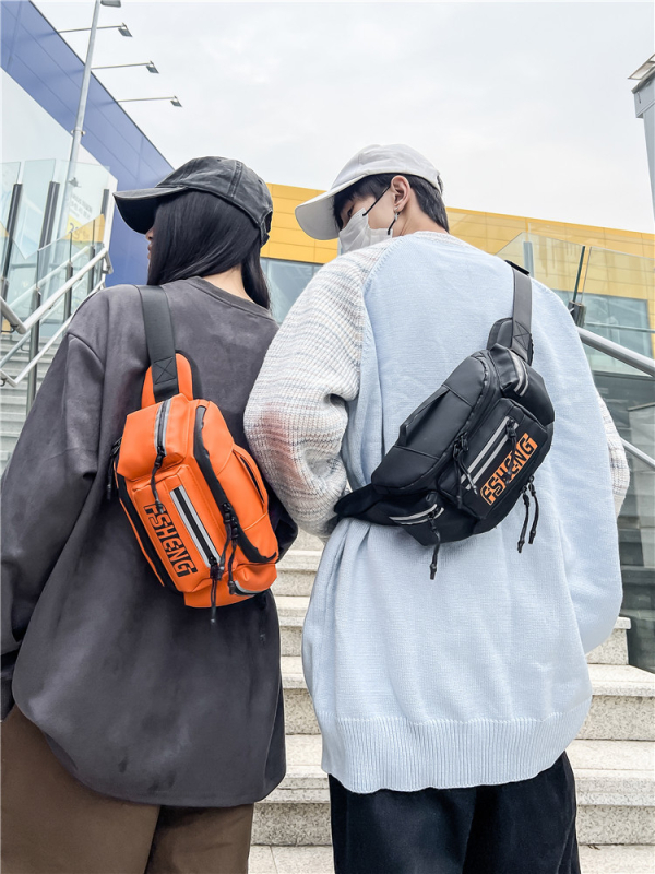 Спортна коланна чанта за кръст, Oxford плат, водоустойчива, отразителна нощна безопасност, унисекс, разширяема