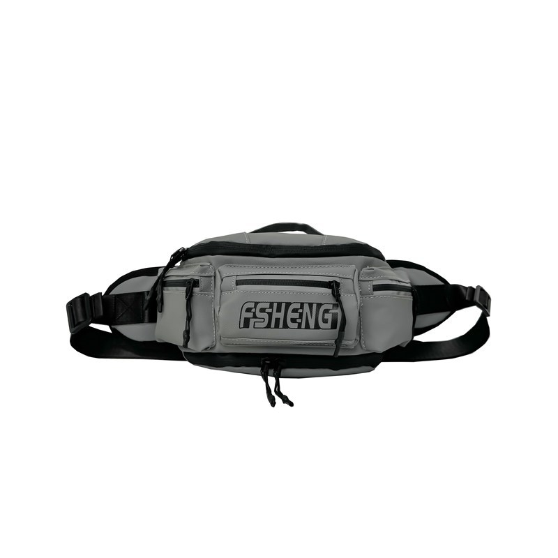 Спортна коланна чанта за кръст, Oxford плат, водоустойчива, отразителна нощна безопасност, унисекс, разширяема