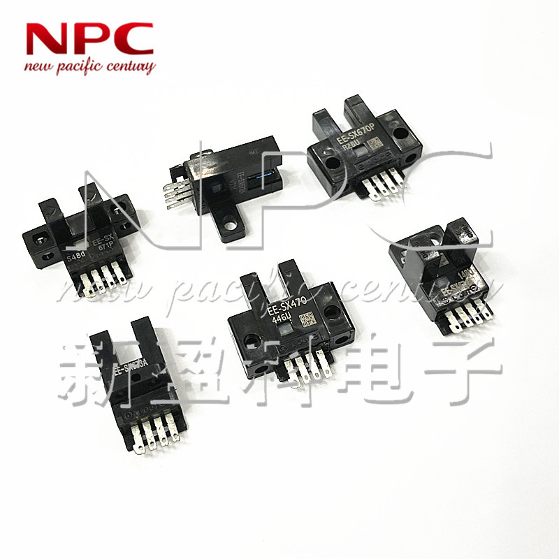 Csatornaszélű fotóelektrikus érzékelő EE-SX671P, távoli infravörös sáv, félvezető alapú, kimenet: fotóérzékeny eszköz